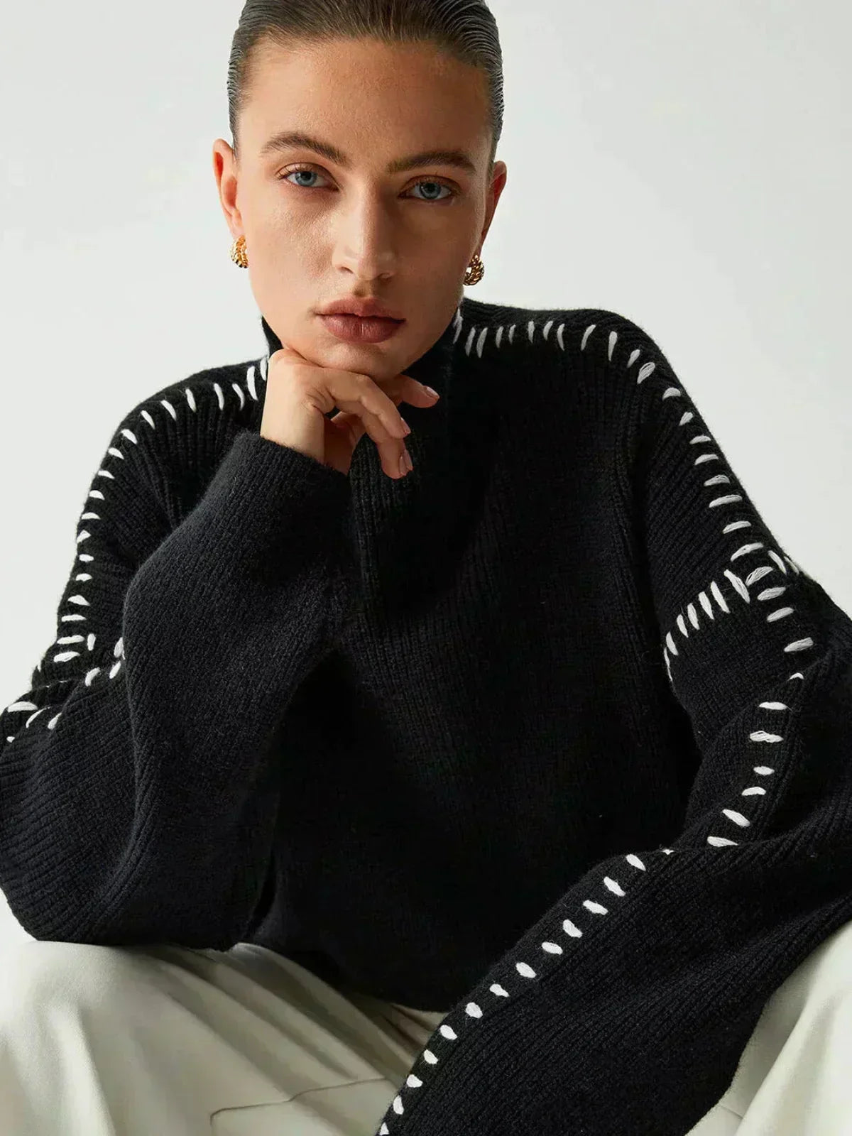Nia | Wygodny sweter - widok 5