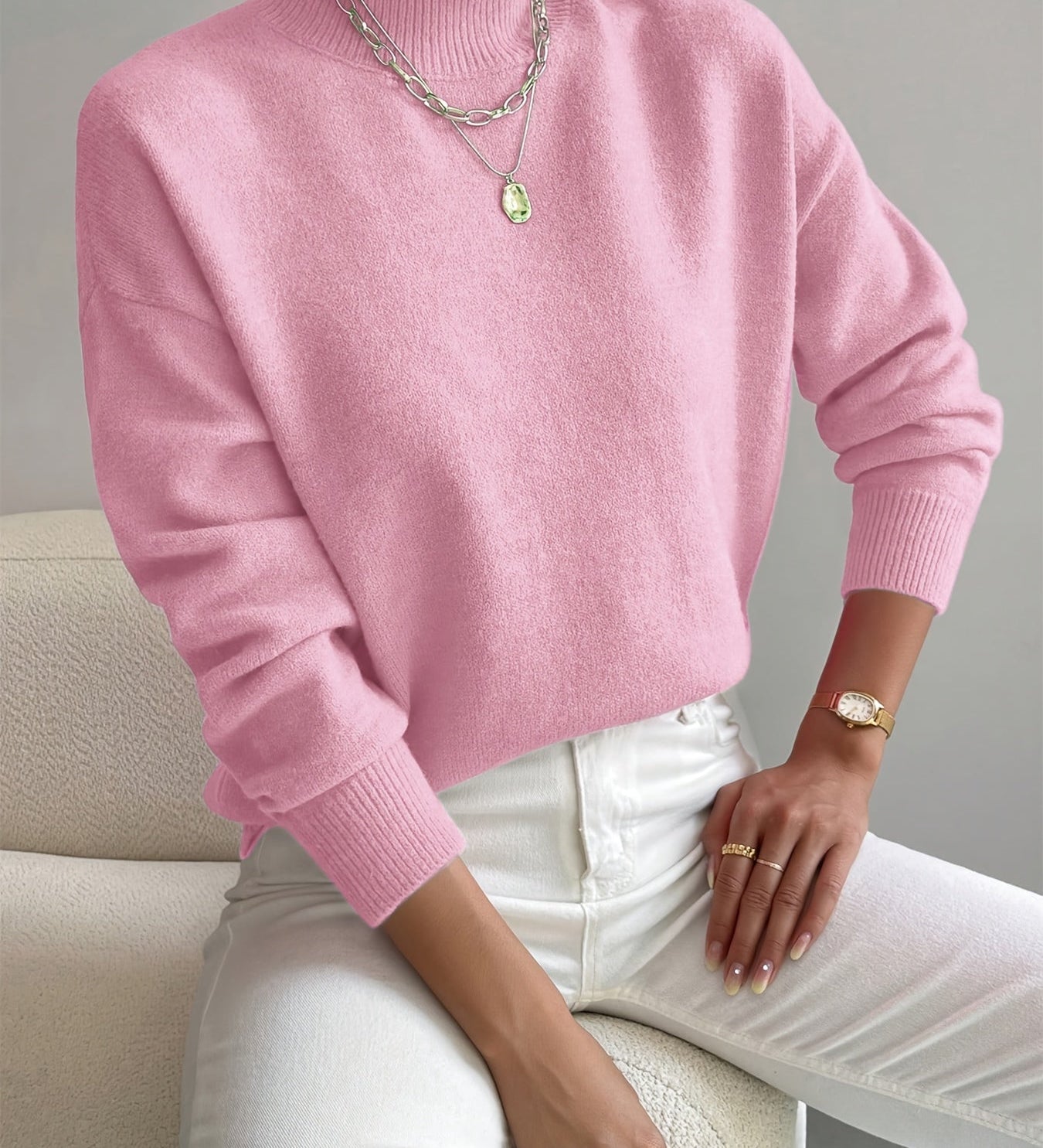 Jennifer | Elegancki i ciepły sweter - widok 2