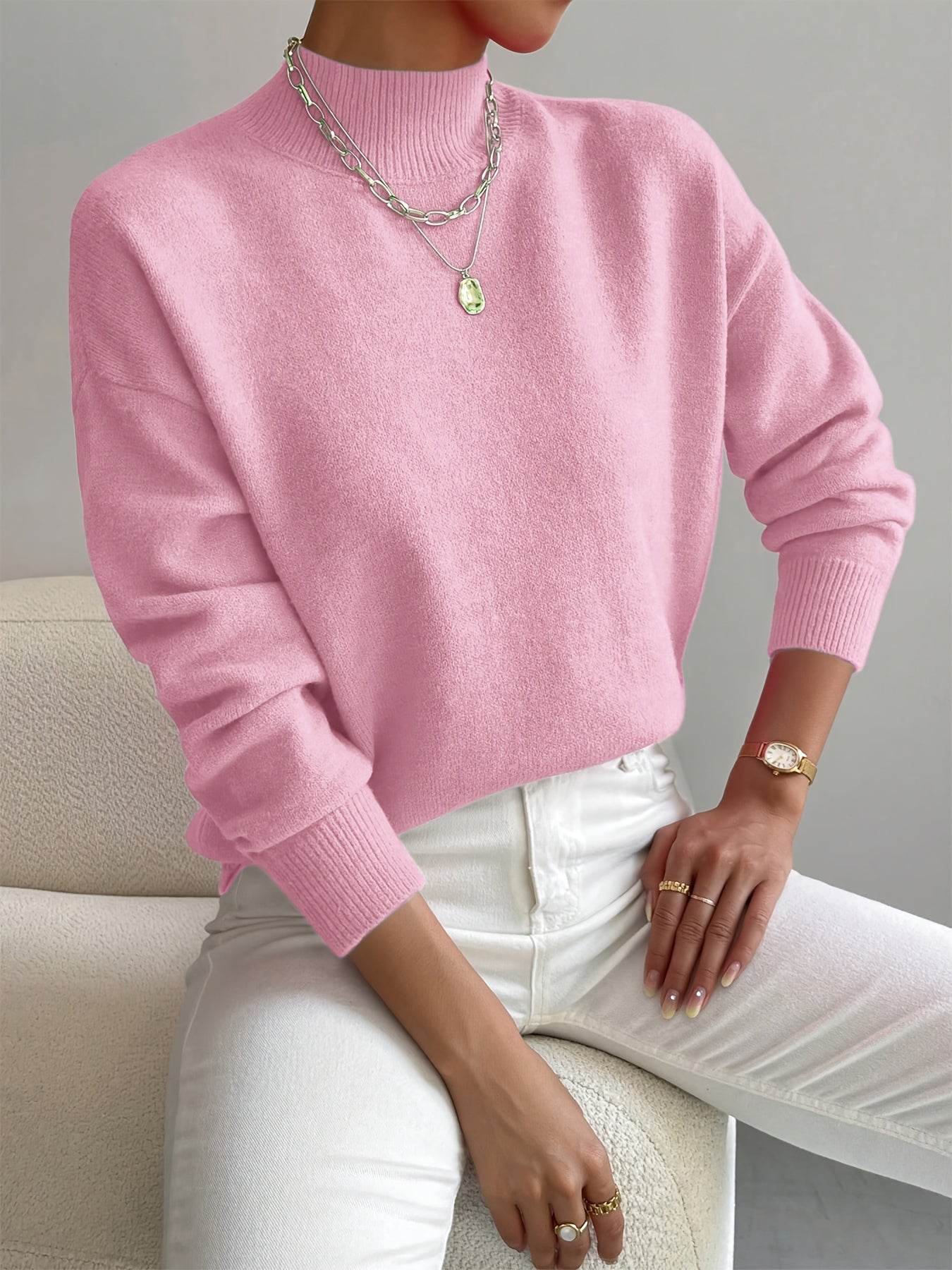 Jennifer | Elegancki i ciepły sweter - widok 2