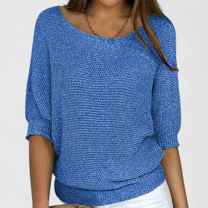 Rachel | Swobodny dzianinowy sweter - widok 10