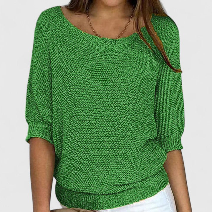 Rachel | Swobodny dzianinowy sweter - widok 12