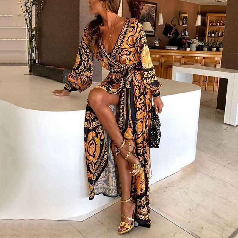 Faye - Sukienka boho z nadrukiem - widok 2